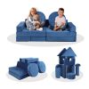 14pcs Kids Sofa Modular Play Couch,Child Sectional Sofa to Boost Creativity