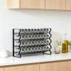 Spice Rack Organizer for Cabinet (18x11"), Seasoning Organizer Set with 36 Jars, Labels & Funnel