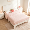 Modern Full Size Bed Frame with Headboard - No Box Spring Required for Support
