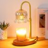 Candle Warmer Lamp Electric Timer - Candles Warming Light Height Adjustable Dimmable Warmers Flower Lamps No Flame Heat Warm Melt Wax Jar Modern Home
