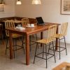 dining chair, yellow(one set of four bars)