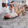 PAYAS Collection 6.7X9. Multi / Traditional Area Rug Modern, Contemporary, Non-Shedding & Easy to Clean, Ideal for Living Room, Bedroom, Dining Space