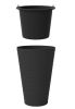 18 Inch Tall Flower Pots Set of 2 with Insert Bucket And Handle Design for Home Garden Decor