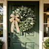 17.7" Faux Lamb's Ear Wreath