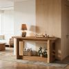 Console Table, 2-Tier Farmhouse Entryway Sofa Table
