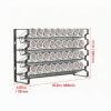 Spice Rack Organizer for Cabinet (18x11"), Seasoning Organizer Set with 36 Jars, Labels & Funnel