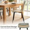 Set of 4 Mid-Century Modern Upholstered Dining Chairs