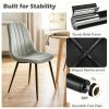 Set of 4 Mid-Century Modern Upholstered Dining Chairs
