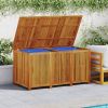 Garden Storage Box 150x80x75 cm Solid Wood Acacia