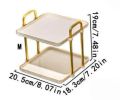 Countertop Organizer Light Luxury Multifunctional Stand Simple Tray Acrylic Countertop Storage Shelf for Bedroom Living Room