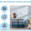 Kids Storage Unit Dresser, Safe Polypropylene Toy Organizer with 14L Removable Drawers