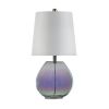 Iridescent Glass Table Lamp