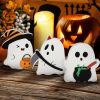 Halloween Decorations Indoor, Wooden Tiered Tray Decor Table Sign Set of 3