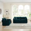 2 Seater Loveseat and Chair Set, 2 Piece Sofa & Chair Set, Loveseat and Accent Chair