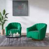 Arc velvet pink green white swivel chair armchair living room and bedroom