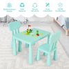 3 Pieces Multi Activity Kids Play Table and Chair Set